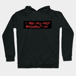 This user hates valentine's day Hoodie